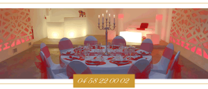 bougie romantique rouge - location salle de mariage grenoble