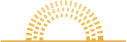 logo doré soleil arc cercle - salle de réception isère