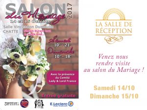 La salle de Réception au salon du mariage.