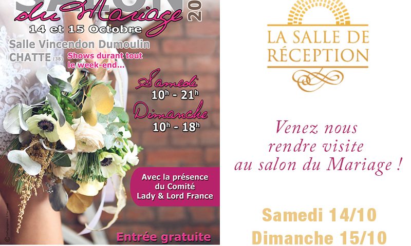 La salle de Réception au salon du mariage.